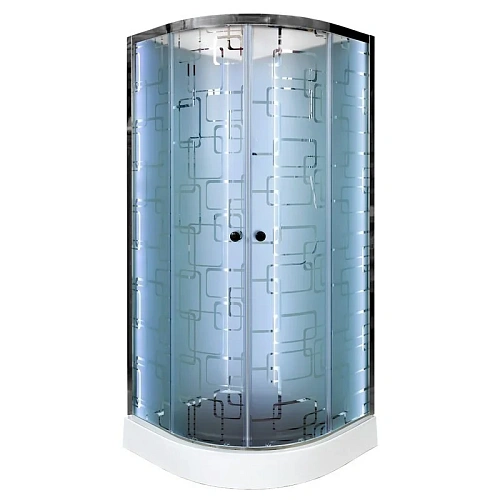 Душевая кабина Dto EM1590N LED (EM1590NLED) 90x90 см Душевая кабина Dto EM1590N LED (EM1590NLED) 90x90 см