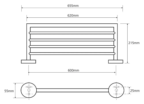 Полотенцедержатель Bemeta OMEGA 104205082 Полотенцедержатель Bemeta OMEGA 104205082