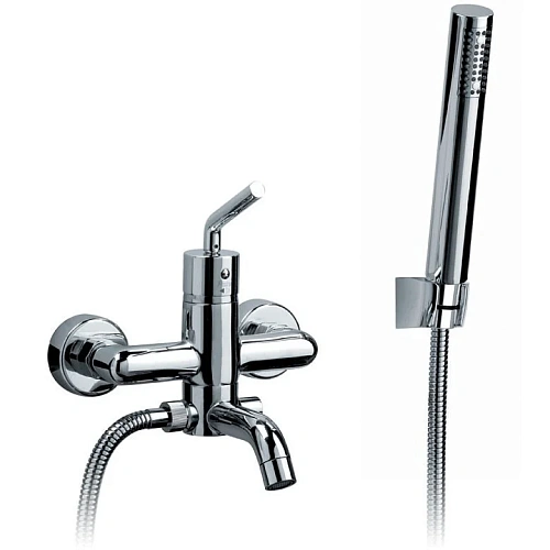 Смеситель для ванны Paini Pixel 81CR100NEWKM с аксессуаром Смеситель для ванны Paini Pixel 81CR100NEWKM с аксессуаром