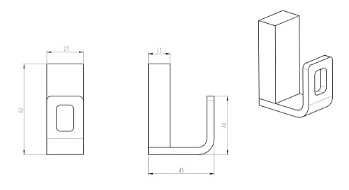 Крючок Boheme Gold Q 10946-G Крючок Boheme Gold Q 10946-G