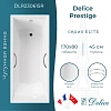 Ванна чугунная Delice Prestige 170х80 с отверстиями под ручки DLR230615R Ванна чугунная Delice Prestige 170х80 с отверстиями под ручки DLR230615R
