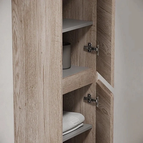 Шкаф-пенал Sancos Libra PLB35EG подвесной, 350х300х1600 мм, дуб галифакс натуральный Шкаф-пенал Sancos Libra PLB35EG подвесной, 350х300х1600 мм, дуб галифакс натуральный