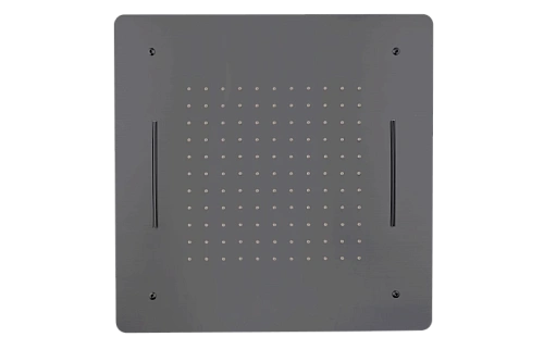 Верхний душ Boheme 428-SGM 2-х функциональный из нержавеющей стали Shine Gun Metall Верхний душ Boheme 428-SGM 2-х функциональный из нержавеющей стали Shine Gun Metall