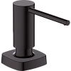 Дозатор жидкого мыла Hansgrohe A71 40468670, матовый черный