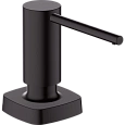 Дозатор жидкого мыла Hansgrohe A71 40468670, матовый черный Дозатор жидкого мыла Hansgrohe A71 40468670, матовый черный