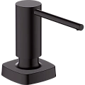 Дозатор жидкого мыла Hansgrohe A71 40468670, матовый черный Дозатор жидкого мыла Hansgrohe A71 40468670, матовый черный