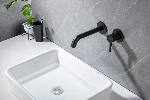 Смеситель для раковины Allen Brau Priority 5.31030-31 Черный матовый Смеситель для раковины Allen Brau Priority 5.31030-31 Черный матовый