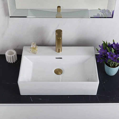 Раковина BelBagno BB1340 510x360 белый Раковина BelBagno BB1340 510x360 белый