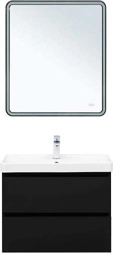 Тумба под раковину Aquanet Вега 2.0 70 черный 00337954 подвесная Тумба под раковину Aquanet Вега 2.0 70 черный 00337954 подвесная