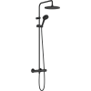 Картинка анонса товара «душевая система hansgrohe vernis shape showerpipe 240 1jet с термостатом 26428670, матовый черный»
