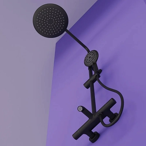 Душевая система Sancos Game SC3001MB с термостатом, черный матовый Душевая система Sancos Game SC3001MB с термостатом, черный матовый