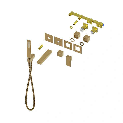 Смеситель для ванны Timo Selene 2014/17YSM встраиваемый золото матовое Смеситель для ванны Timo Selene 2014/17YSM встраиваемый золото матовое