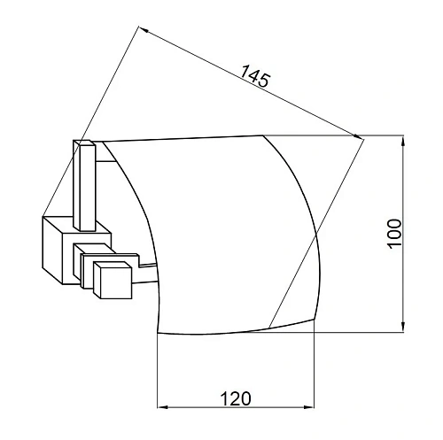 Держатель туалетной бумаги Boheme Venturo 10301 Держатель туалетной бумаги Boheme Venturo 10301