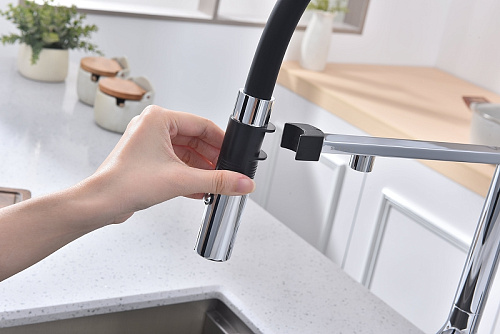 Смеситель для кухни Paulmark Magneto One хром Ma213188-CR Смеситель для кухни Paulmark Magneto One хром Ma213188-CR