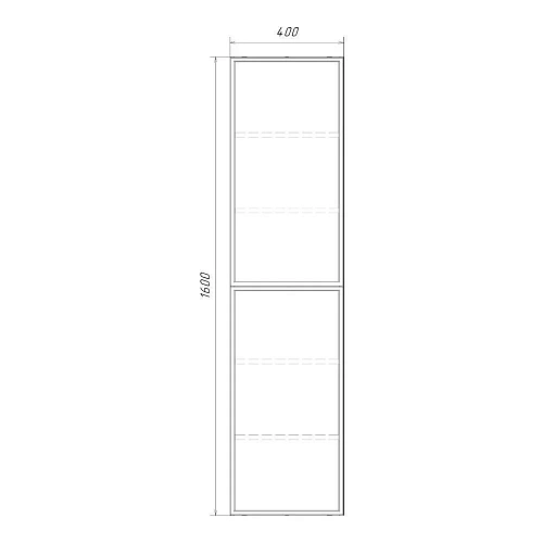 Шкаф-пенал Comforty Мадрид 40 00-00017873 белый матовый Шкаф-пенал Comforty Мадрид 40 00-00017873 белый матовый