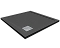 Душевой поддон Taliente 90x90x3,5см, квадратный черный, без сифона PTA-ST-90Bstone Душевой поддон Taliente 90x90x3,5см, квадратный черный, без сифона PTA-ST-90Bstone