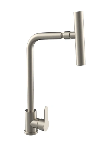 Смеситель для кухни Orange Steel M99-009ni с подвижным аэратором, никель Смеситель для кухни Orange Steel M99-009ni с подвижным аэратором, никель