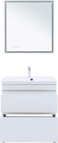 Тумба под раковину Aquanet Нота New 75 00344144 белый глянец Тумба под раковину Aquanet Нота New 75 00344144 белый глянец