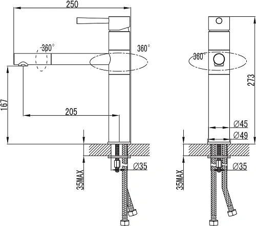 Смеситель для кухни Iddis Strit STRSBS0i05 Смеситель для кухни Iddis Strit STRSBS0i05