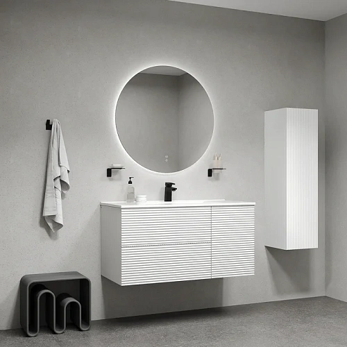 Тумба с раковиной IDDIS Bild (BIL10W0i95K) подвесная, 100 см, белый Тумба с раковиной IDDIS Bild (BIL10W0i95K) подвесная, 100 см, белый