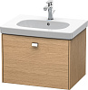 Картинка анонса товара «тумба под раковину duravit brioso br404501052 подвесная 62 см европейский дуб»