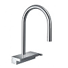 Картинка анонса товара «смеситель для кухни hansgrohe 170, с вытяжным душем, 3jet 73837000, хром»