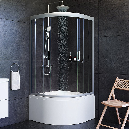 Душевой уголок AM.PM Gem W90G-401A090WT 90х90,стекло прозрачное,профиль мат. серебро,без поддона Душевой уголок AM.PM Gem W90G-401A090WT 90х90,стекло прозрачное,профиль мат. серебро,без поддона