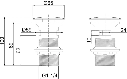 Донный клапан Allen Brau Priority 5.31023-GB золото Донный клапан Allen Brau Priority 5.31023-GB золото