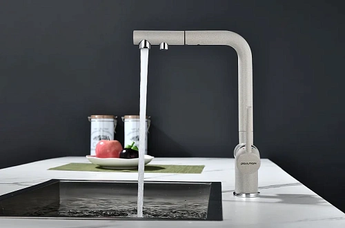 Смеситель для кухни Paulmark SERPENTINE бежевый Se213222-BE Смеситель для кухни Paulmark SERPENTINE бежевый Se213222-BE