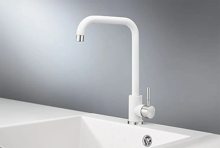 Смеситель для кухни GRANULA (ST-4033, БЕЛЫЙ) Смеситель для кухни GRANULA (ST-4033, БЕЛЫЙ)