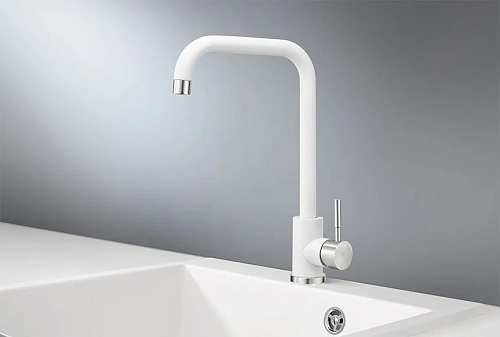 Смеситель для кухни GRANULA (ST-4033, БЕЛЫЙ) Смеситель для кухни GRANULA (ST-4033, БЕЛЫЙ)