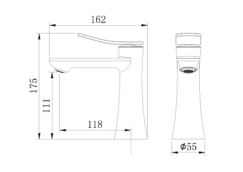Смеситель для раковины GROSSMAN Advans 510.K35.09.320 золото сатиновый Смеситель для раковины GROSSMAN Advans 510.K35.09.320 золото сатиновый