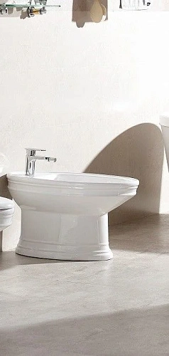 Биде напольное CeramaLux 2051 белый Биде напольное CeramaLux 2051 белый