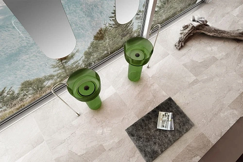 Раковина ABBER Kristall AT2702Emerald отдельностоящая, прозрачная, зеленая Раковина ABBER Kristall AT2702Emerald отдельностоящая, прозрачная, зеленая