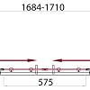 Шторка на ванну BelBagno UNO-VF-2-170/145-C-Cr Шторка на ванну BelBagno UNO-VF-2-170/145-C-Cr