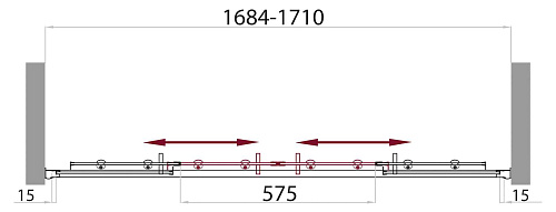 Шторка на ванну BelBagno UNO-VF-2-170/145-C-Cr Шторка на ванну BelBagno UNO-VF-2-170/145-C-Cr