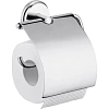 Держатель туалетной бумаги Hansgrohe Logis Classic с крышкой 41623000, хром Держатель туалетной бумаги Hansgrohe Logis Classic с крышкой 41623000, хром