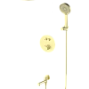 Душевая система Wonzon & Woghand с термостатом, встраиваемая, брашированное золото (WW-88929010-BG) Душевая система Wonzon & Woghand с термостатом, встраиваемая, брашированное золото (WW-88929010-BG)