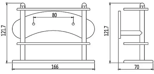 Держатель для зубных щеток Haiba HB102 Держатель для зубных щеток Haiba HB102