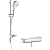 Картинка анонса товара «душевой гарнитур hansgrohe ecostat select/raindance select e 120 3jet/combi 27038400 с термостатом»