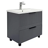 Тумба с раковиной Comforty Лима-70Н2 00-00019179 антрацит раковина Como 70
