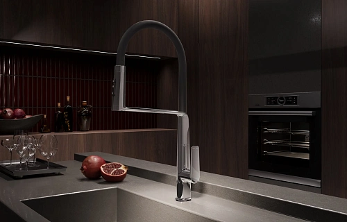 Смеситель для кухни Vincea VKF-118CH, хром Смеситель для кухни Vincea VKF-118CH, хром