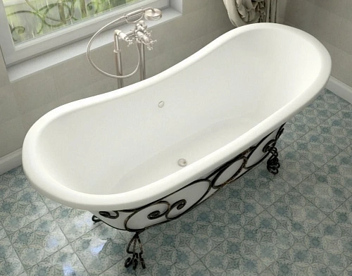 Ванна из искусственного камня Эстет Бостон 1800х740 ФР-00000624 Ванна из искусственного камня Эстет Бостон 1800х740 ФР-00000624