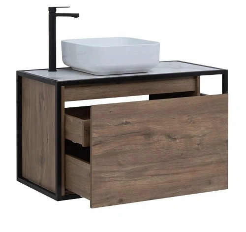 Тумба под раковину Aquanet Nova Lite Loft 90 L дуб рустикальный 00261660 Тумба под раковину Aquanet Nova Lite Loft 90 L дуб рустикальный 00261660