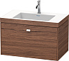 Картинка анонса товара «тумба с раковиной duravit brioso br4601o1021 80 см орех темный»