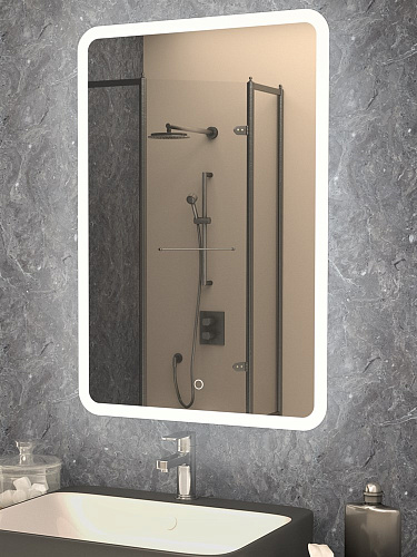 Зеркало Orange Nature ON-60ZE с LED подсветкой и сенсорной кнопкой Зеркало Orange Nature ON-60ZE с LED подсветкой и сенсорной кнопкой