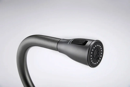 Смеситель для кухни Paulmark Lange вороненая сталь La214212-GM Смеситель для кухни Paulmark Lange вороненая сталь La214212-GM