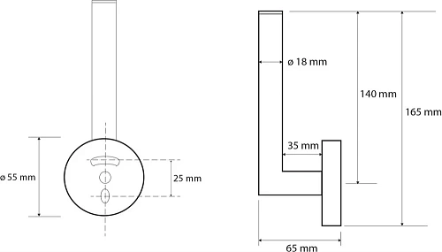Держатель туалетной бумаги Bemeta DARK 104112030 Держатель туалетной бумаги Bemeta DARK 104112030