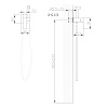 Гигиенический душ ABBER Wasserfall AF8625 хром Гигиенический душ ABBER Wasserfall AF8625 хром