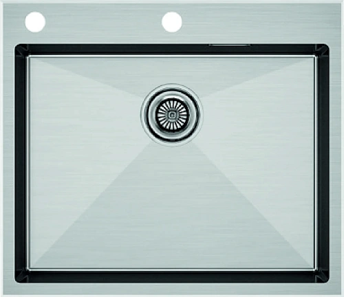 Кухонная мойка Paulmark KRONER-EDGE 59, PM775951-BS, брашированная 590х510мм Кухонная мойка Paulmark KRONER-EDGE 59, PM775951-BS, брашированная 590х510мм
